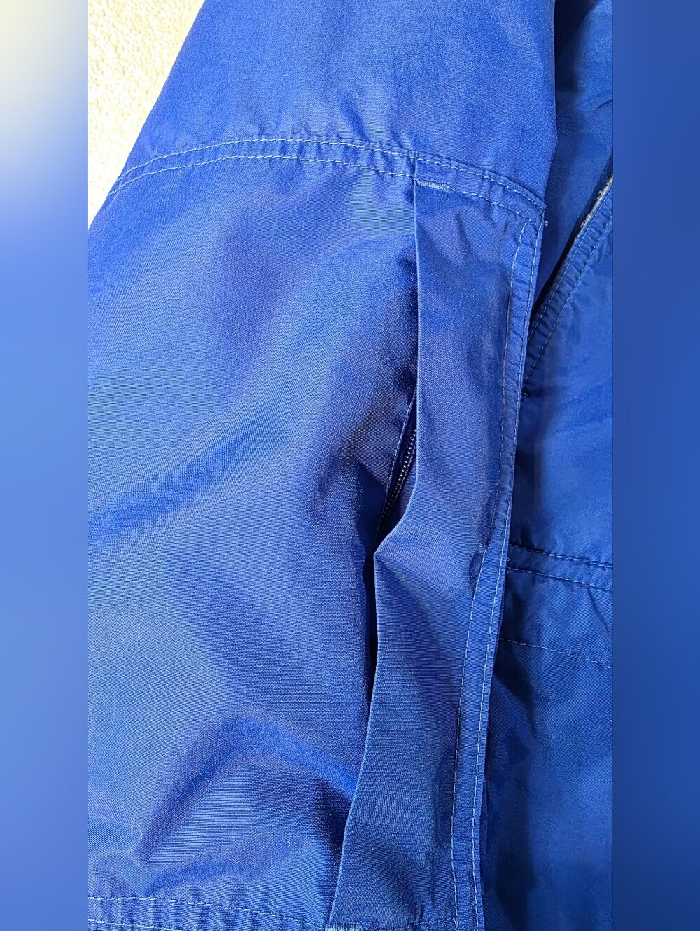 Vintage 90's Columbia Adirondack Windbreaker Blue Pullover Gorpcore Mens M - Picture 10 of 16